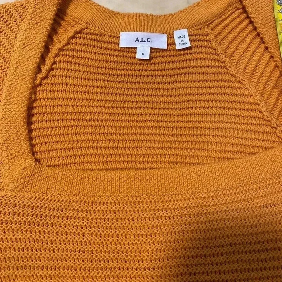 A.L.C. Women's Sweater in Mustard - Picture 3 of 10